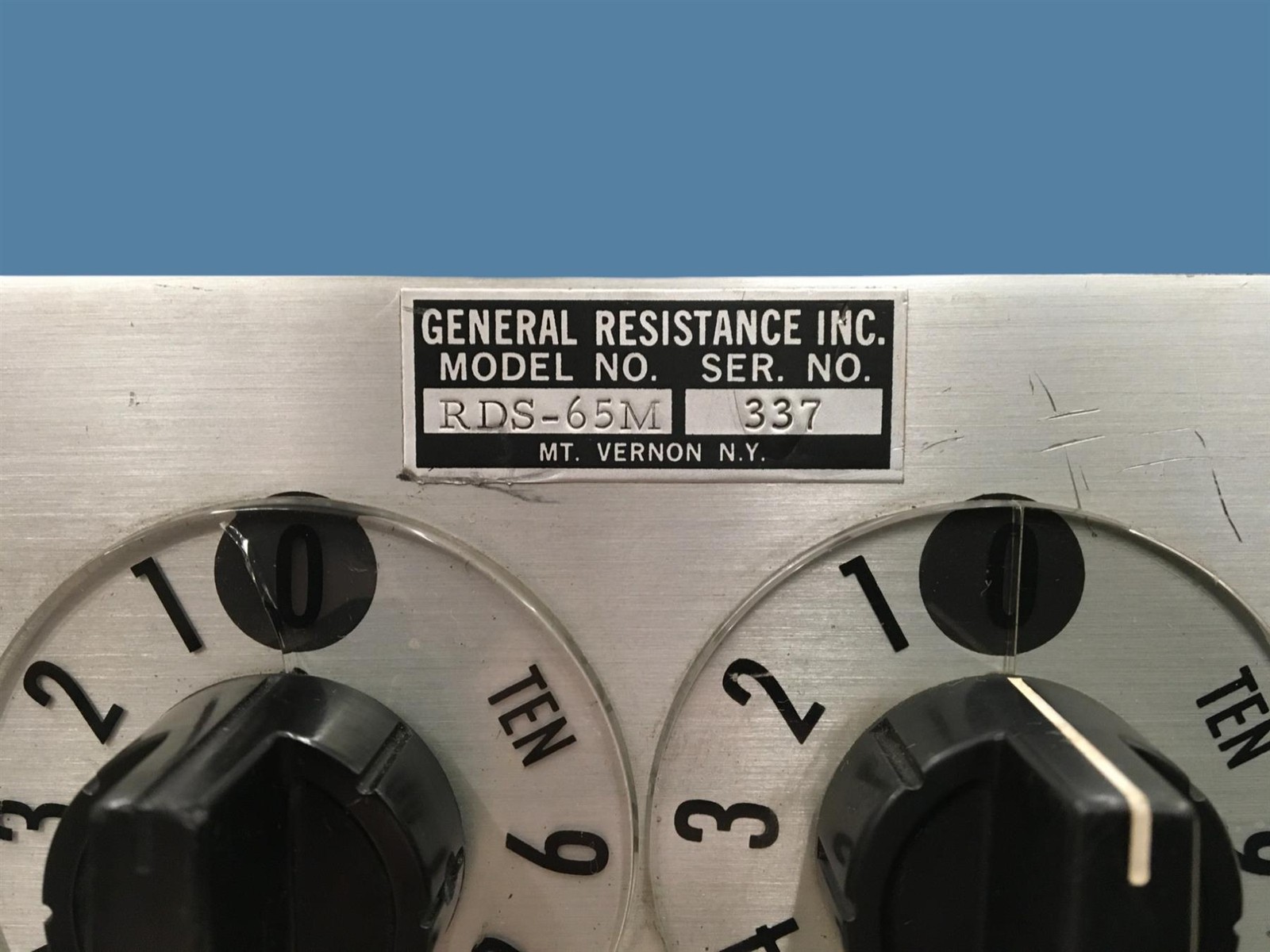 General Resistance Inc. RDS-65M Resist-O-Stat II Decade Box