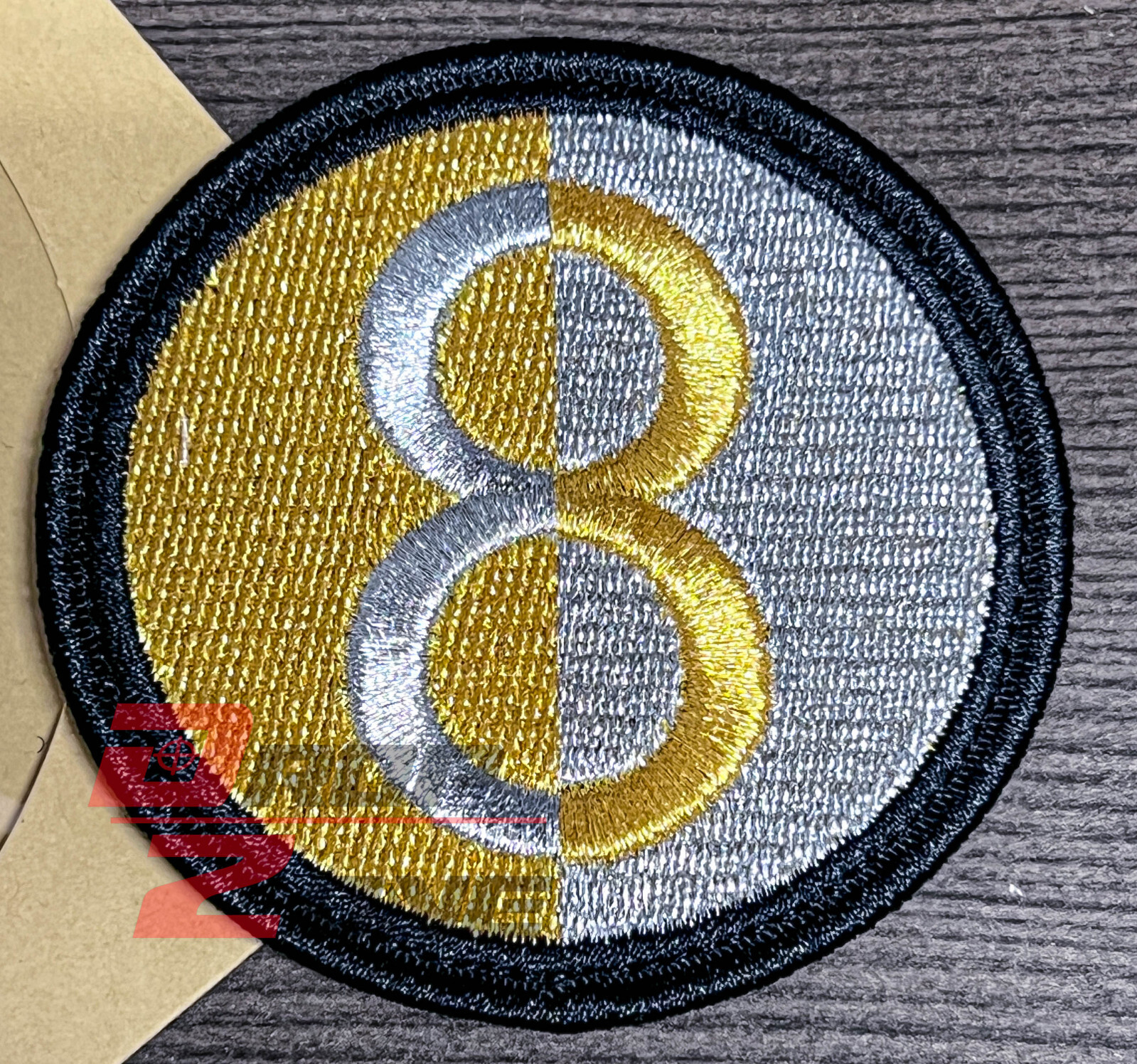 PDW 8 Year Metallic Morale Patch Prometheus Design Werx Tad Anniversary Circle