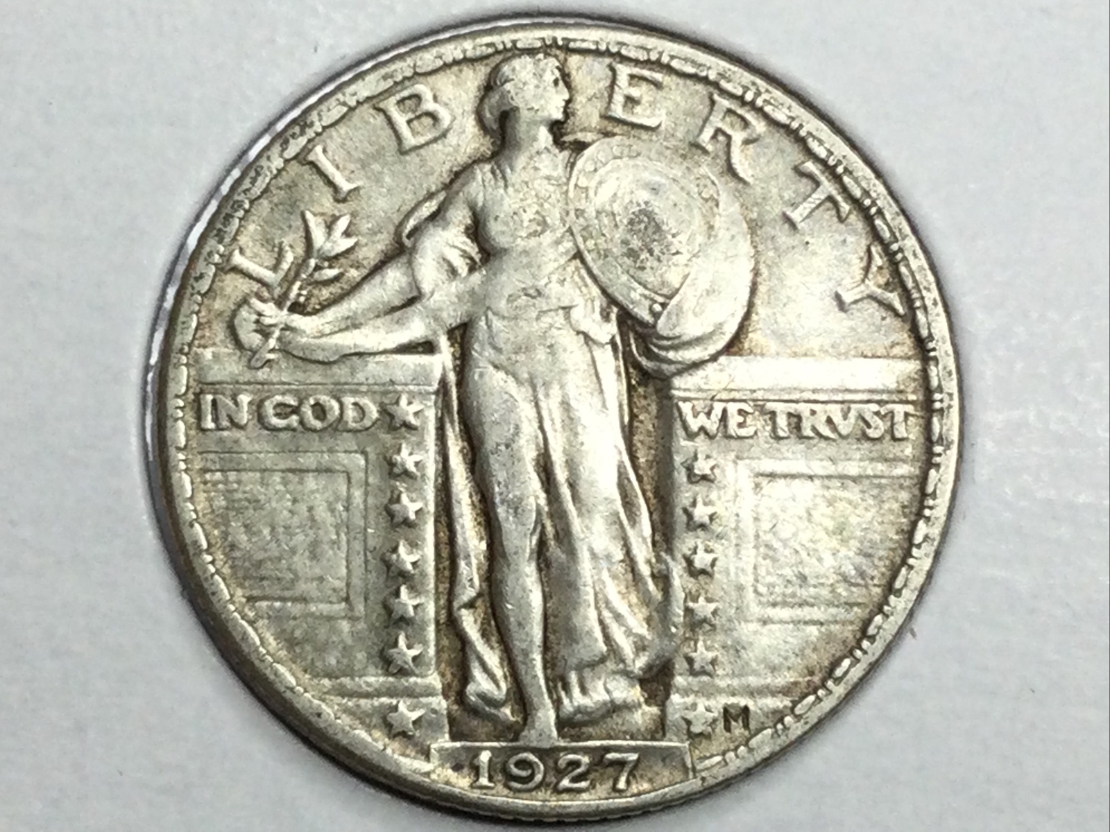 1927 Standing Liberty Quarter in extremely fine