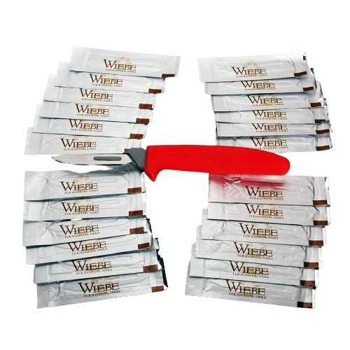 1 Wiebe Boss Dog Wicked Sharp Fixed Blade Knife Scalpel & 24 Replacement Blades