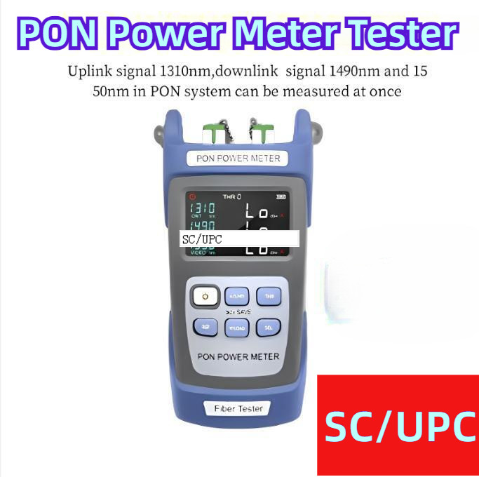 Fiber Optical Power Meter UPC Port PON Tester Digital Optic Cable Testing Tool