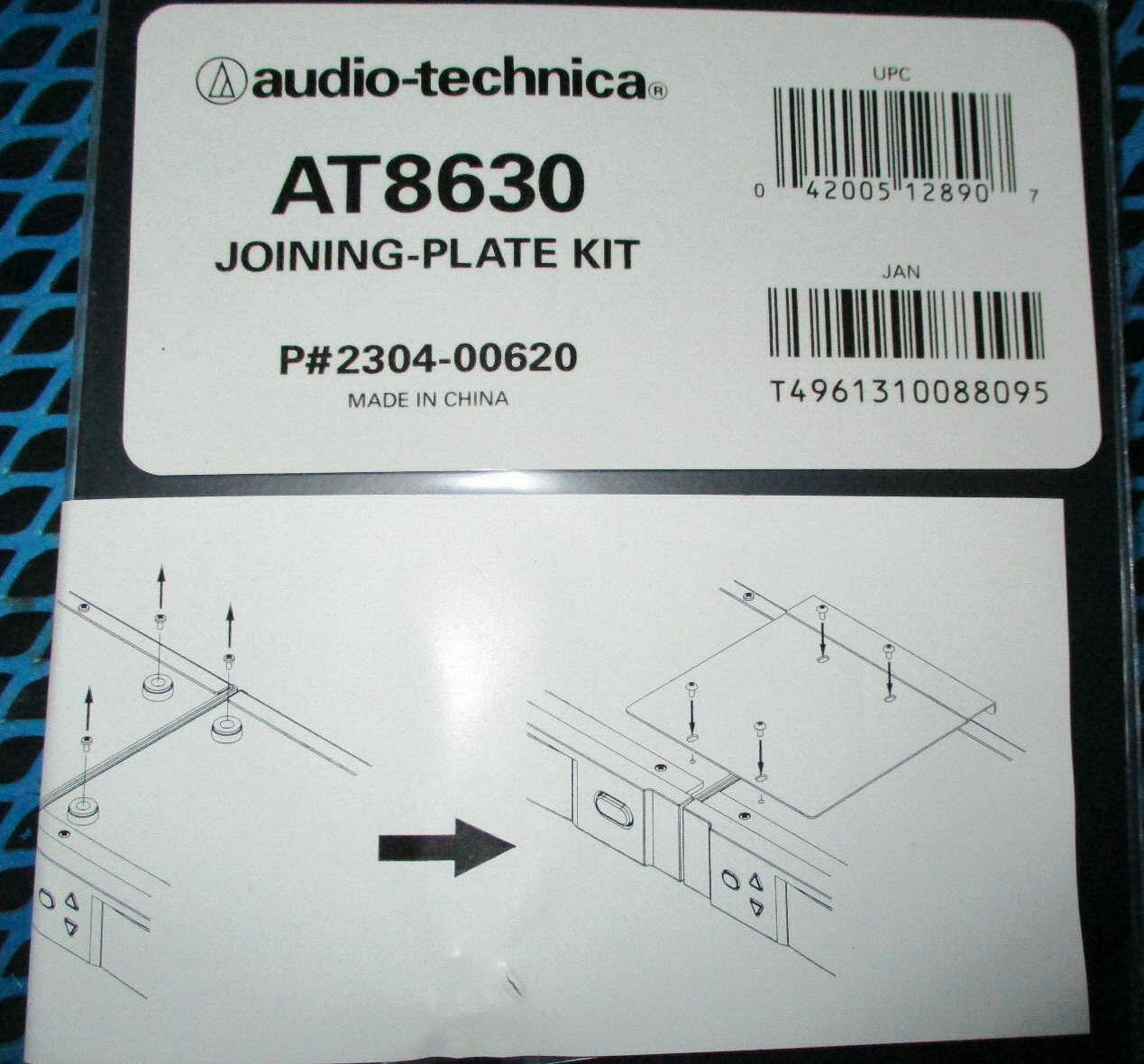 Audio Technica AT8630 Joining Plate kit New with Packaging