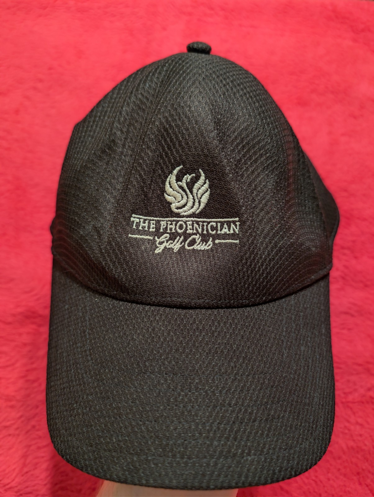 Imperial One Touch The Phoenician Golf Club Hat Black Performance Fitted Cap