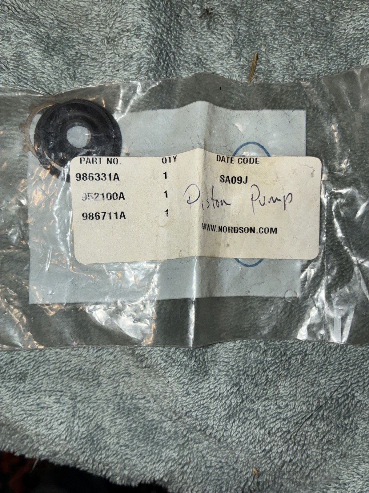 Nordson 986331a 952100a 986711a Piston  Pump Rebuild Kit 1498515