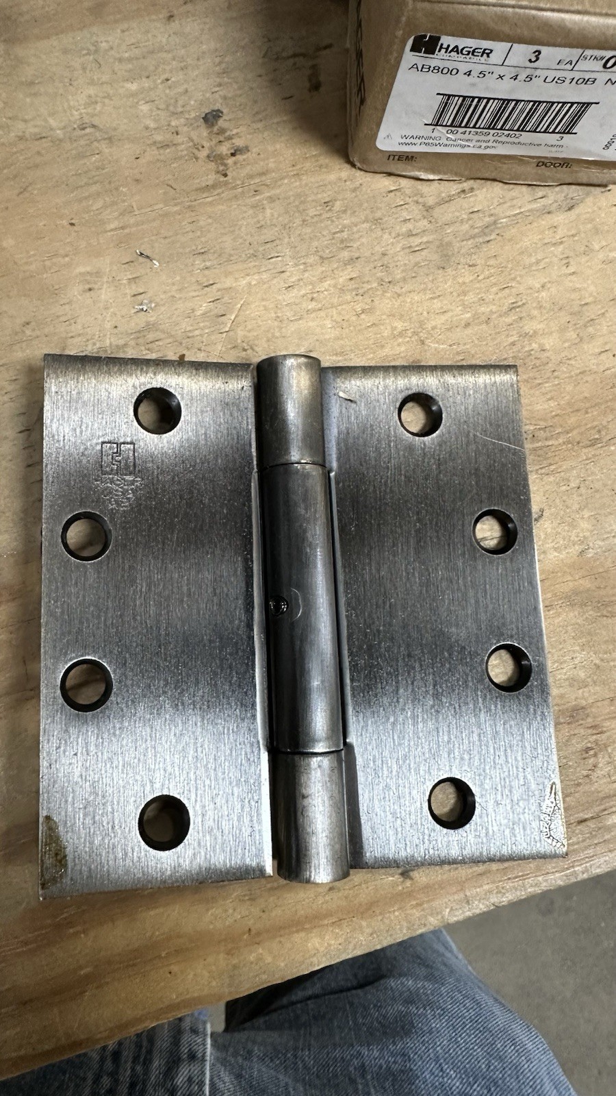 Hager 002402 Hinges Oil Rubbed Bronze