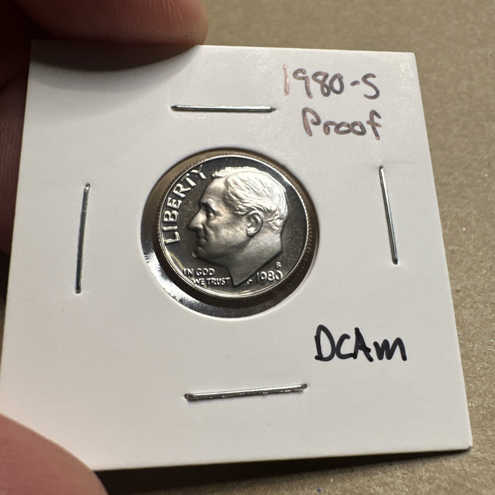 1980 S 10C Proof Roosevelt Dime - DCAM proof coin
