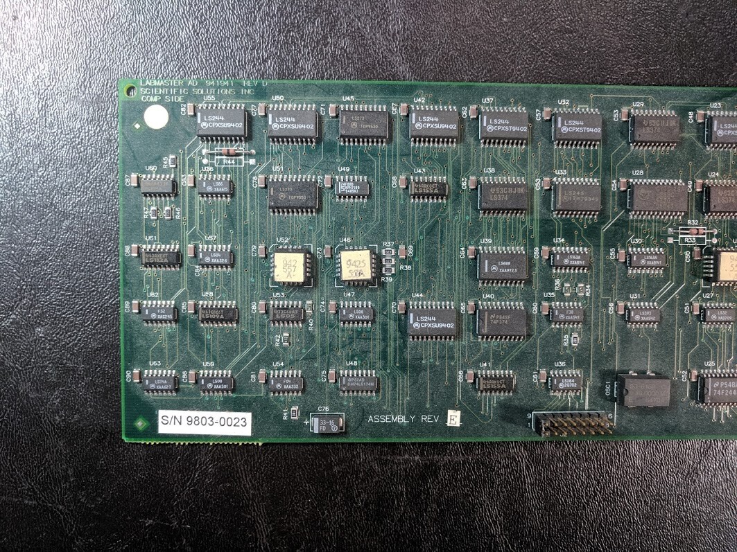 Scientific Solutions Labmaster AD 941941 Rev. D Adapter Board Card