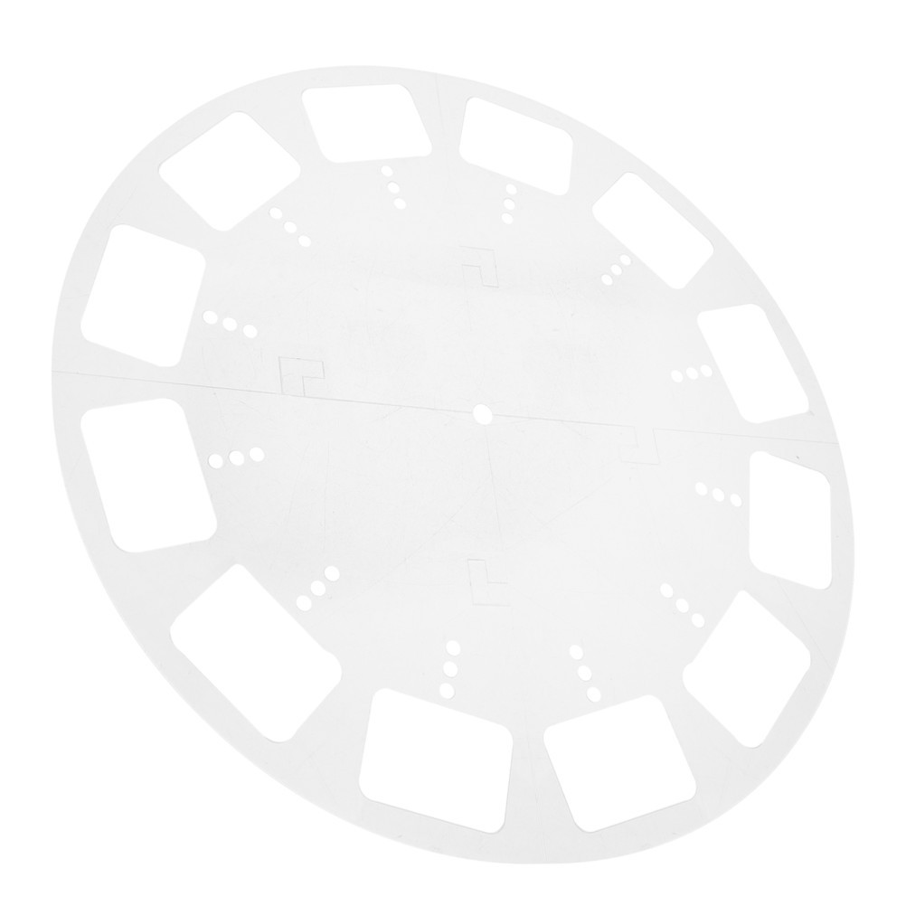 Reusable Acrylic Clock Router Template Accurate DIY Clock Dial Face Stencil