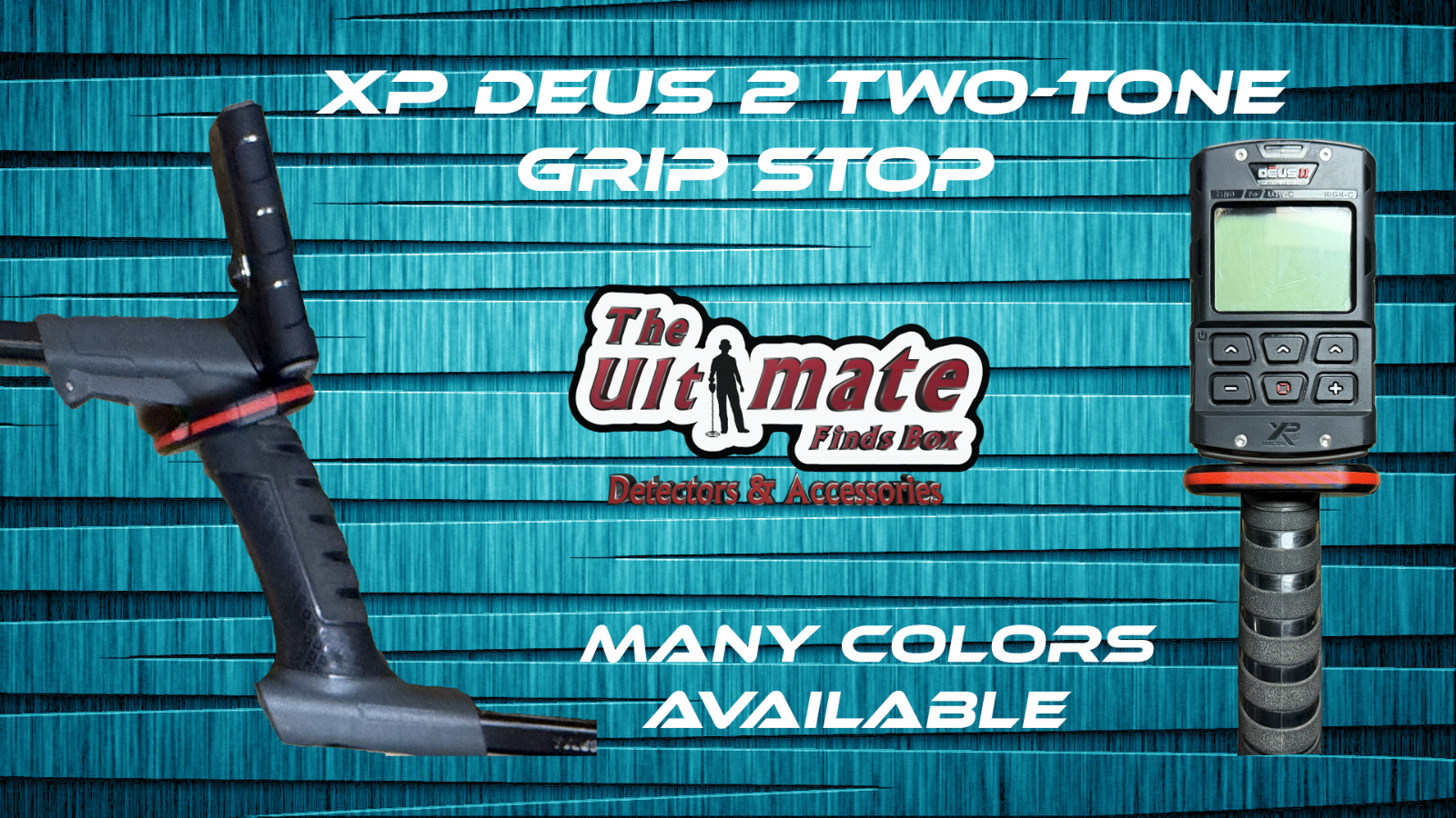 XP Deus & Deus 2 Two-Tone Hand Grip Stop  100% Infilled