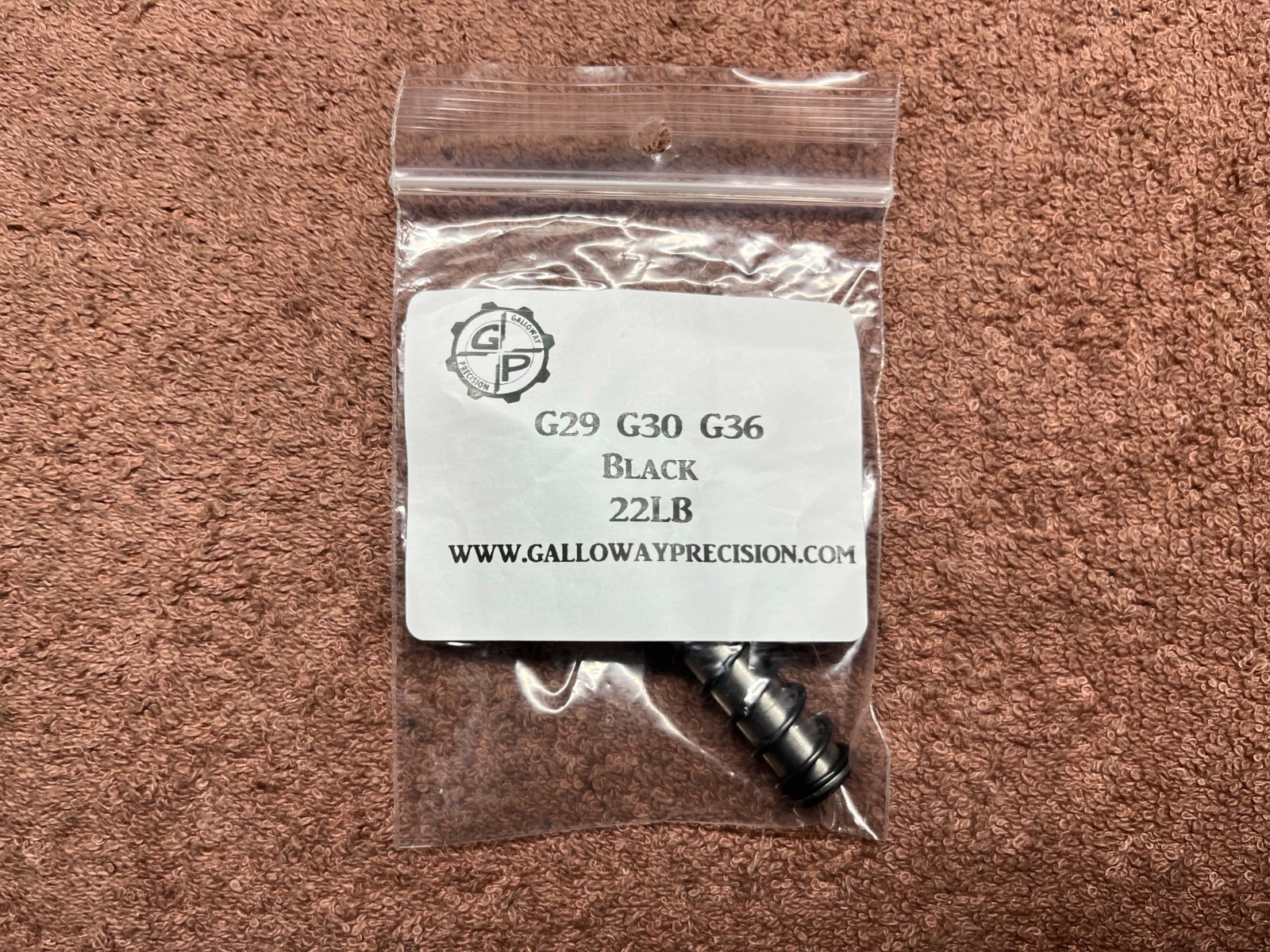 Galloway Precision 22lb Dual Captured Guide Rod for Glock G29 G30 G36 Gen 1-4
