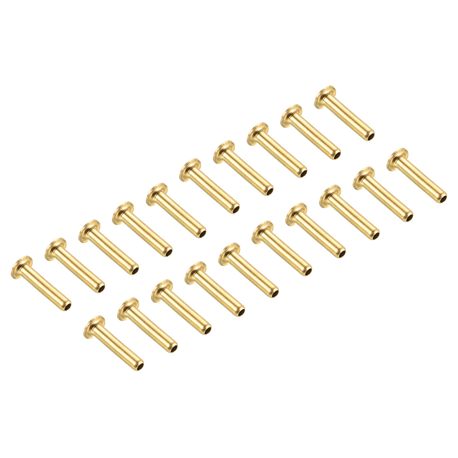 20pcs 2mm Tube Brass Compression Insert Tube Support Compression Sleeve Fitting