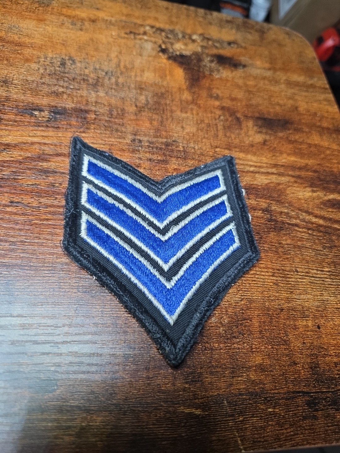 Sergeant E-5 For Class A Uniform. (US Army sleeve patch)