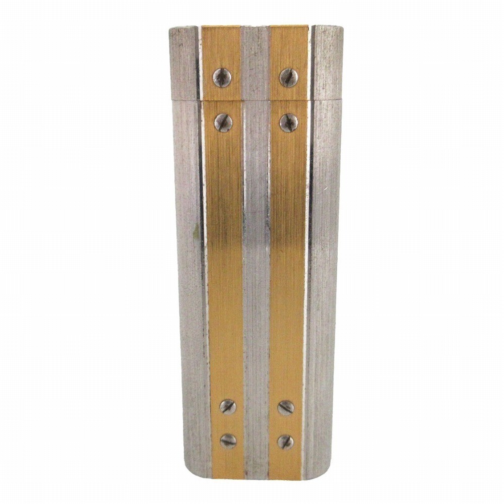 Cartier Santos de Cartier Oval Roller Gas Lighter Silver Gold Used