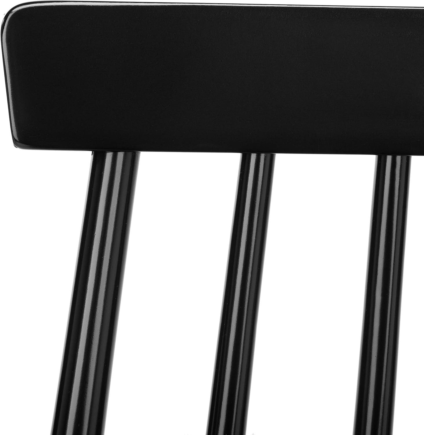 Beaufort Black Spindle Back Counter Stools - 24" Height, Set of 2