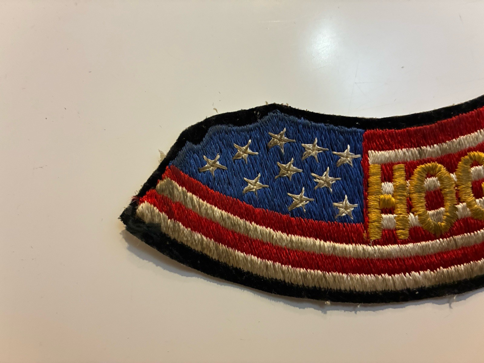 RARE 1984 HOG Harley Davidson Owners Group Notched Patch Badge