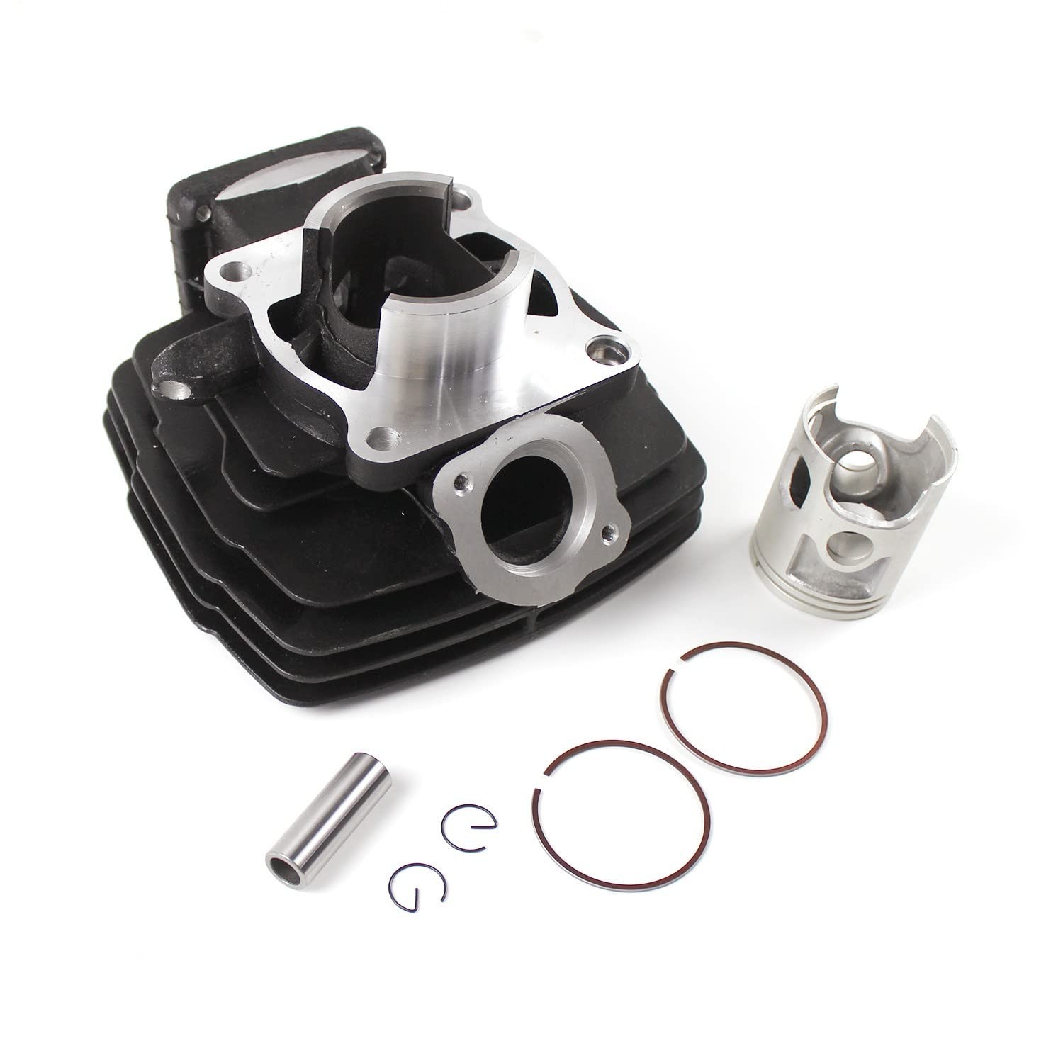 Top End Rebuild Kit Cylinder Piston 56mm Bore for Yamaha DT125 1974-1981, Eng...