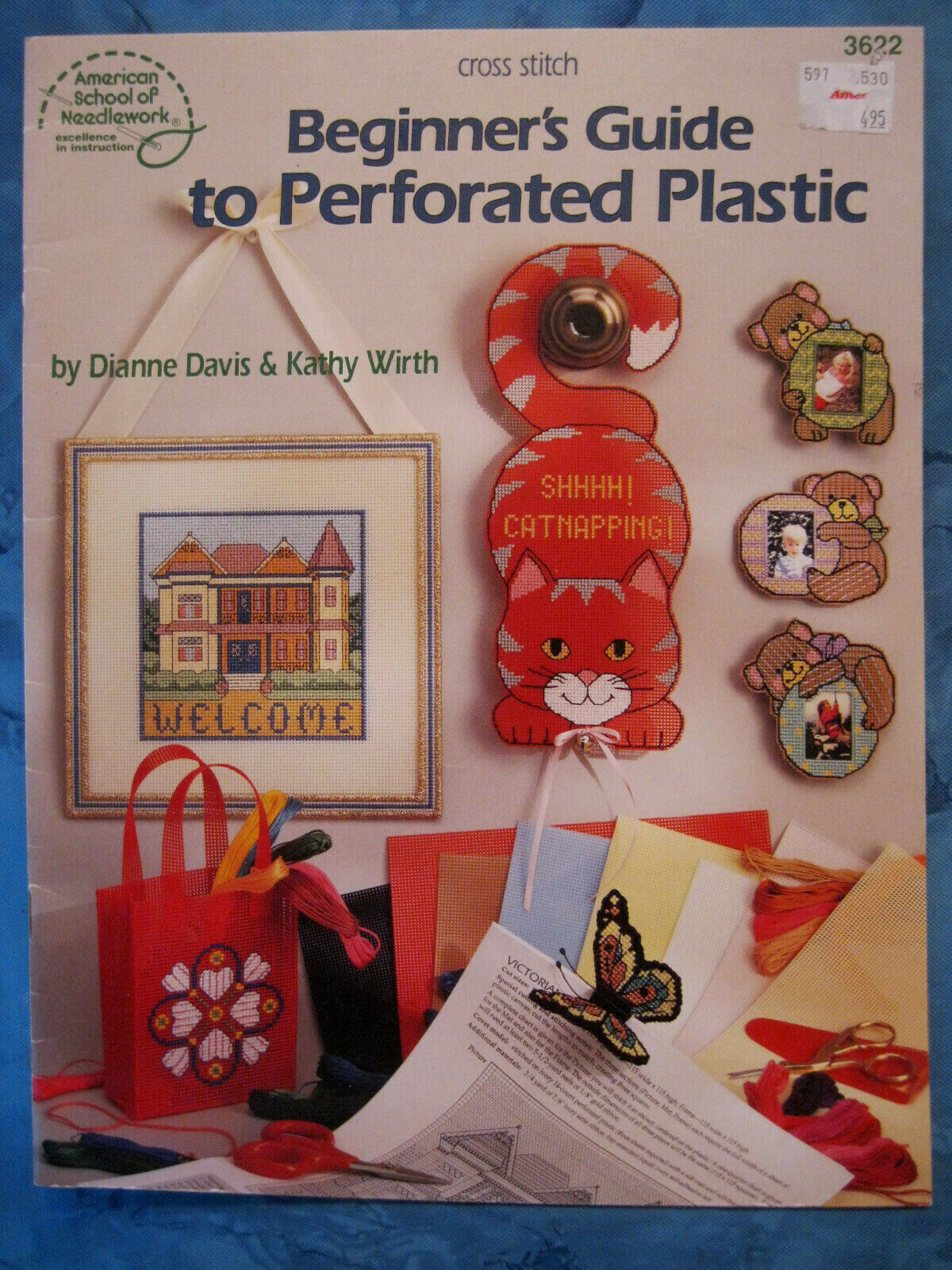 American School Needlework 3622 BEGINNER'S GUIDE perforated plastic 16pg booklet