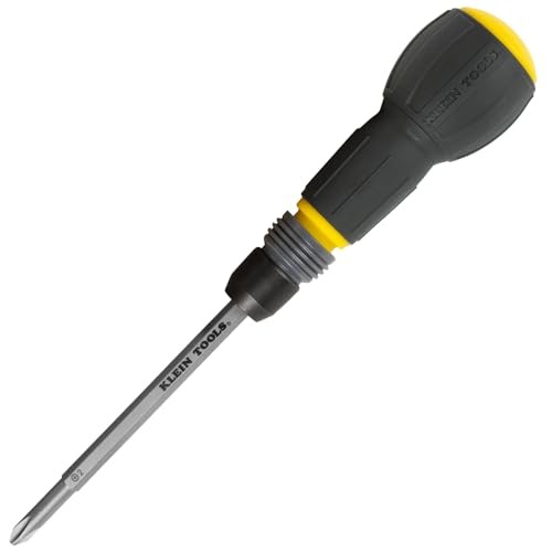 Klein Tools 32960A Fastbit Tru-Grip Screwdriver, Ball-Style Handle Standard