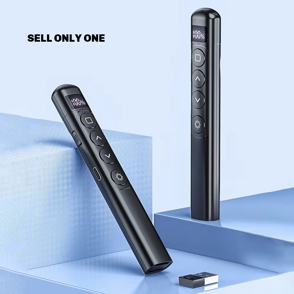 Page Turning Pen Sensitive PPT Pen Slide USB Pointer Infrared Remote6753