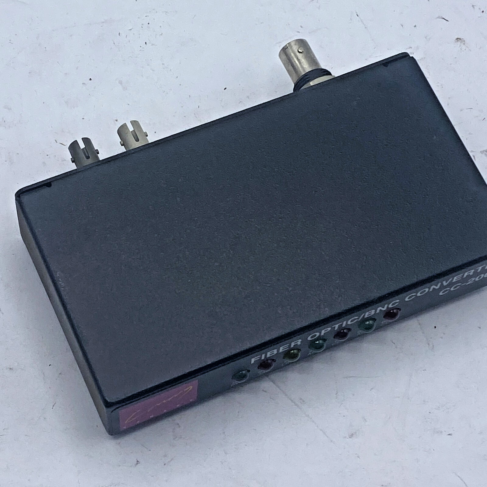 Canary CC-2001 Rev A Fiber Optic to UTP Media Converter - FCC Compliant ✅