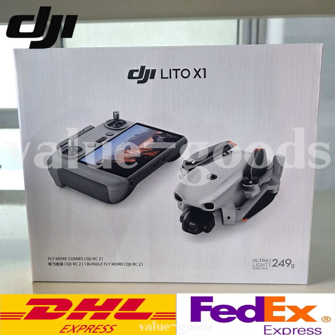 [NEW] DJI Lito X1 Fly More Combo (3 Batteries + RC 2) Camera Drone Authentic