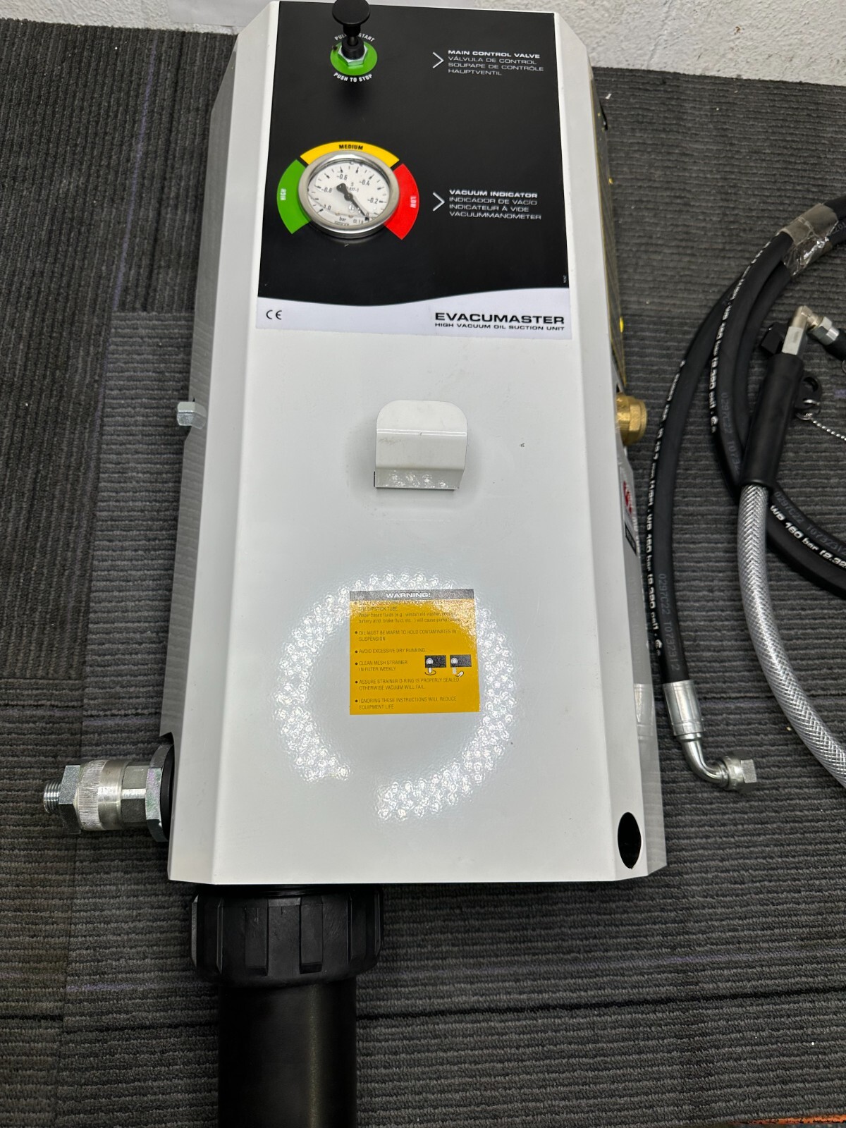 Samson Evacumaster Wall Mounted Oil Disposal Unit