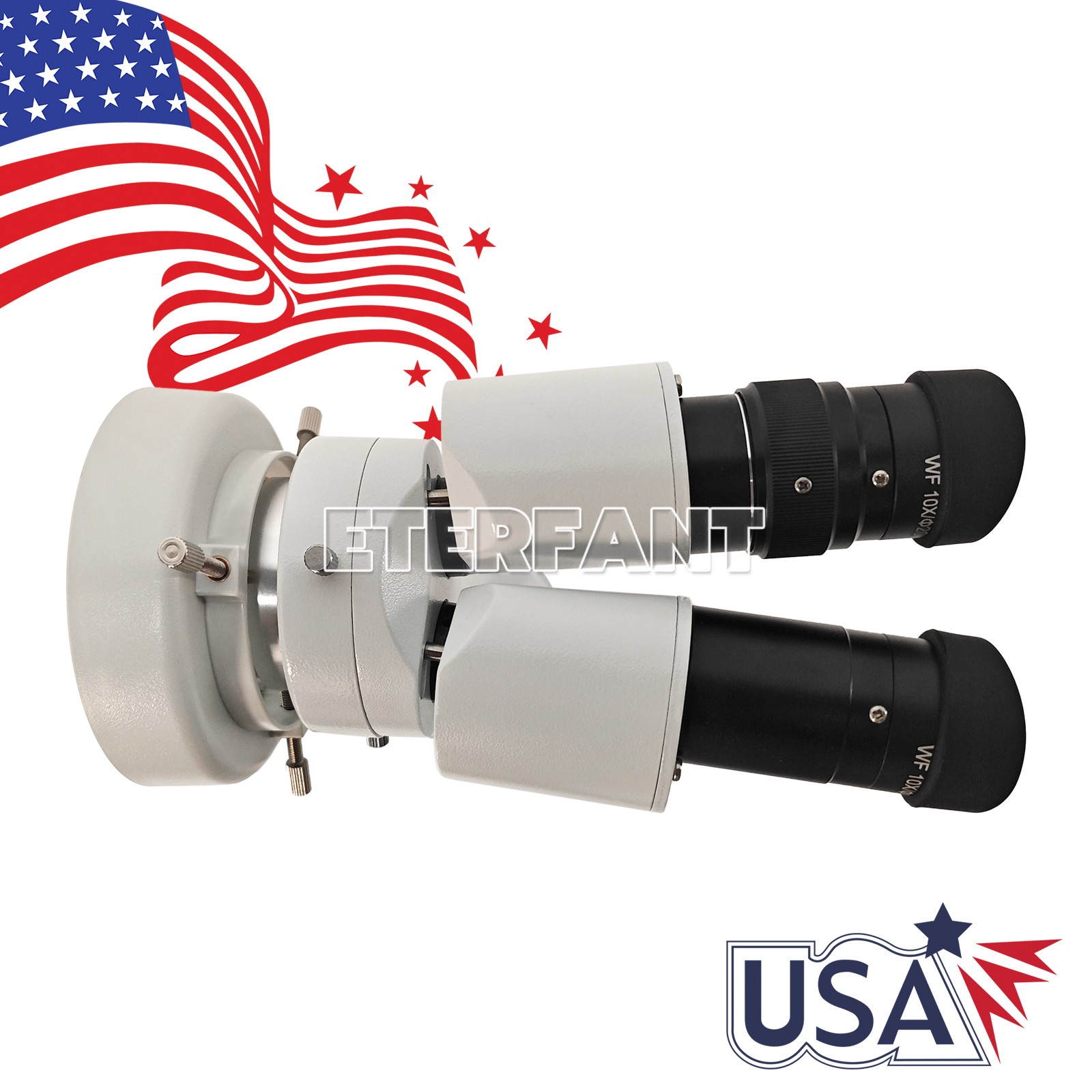 10X 360° Rotation Adjustable Binocular Stereo Microscope for Dental Lab Workshop