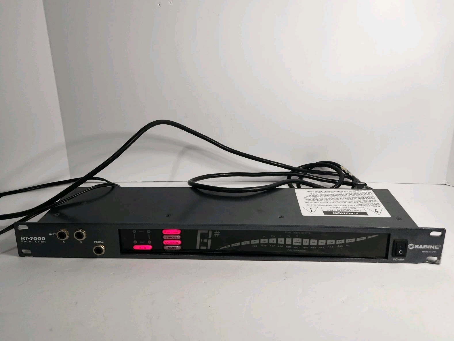 Sabine RT-7100 Advanced Rack Tuner