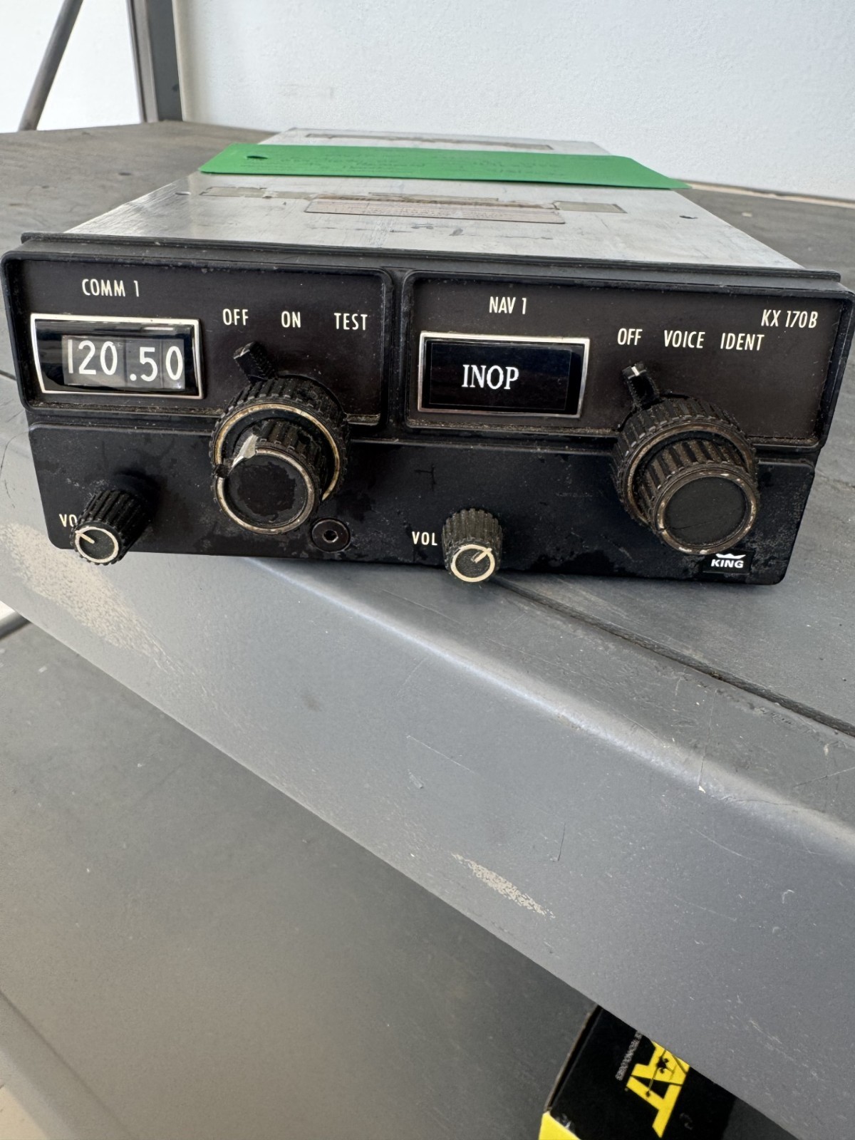 BENDIX KING KX-170B NAV COMM RADIO !!! NICE KX 170B TRANSCEIVER  P/N 069-1020-00