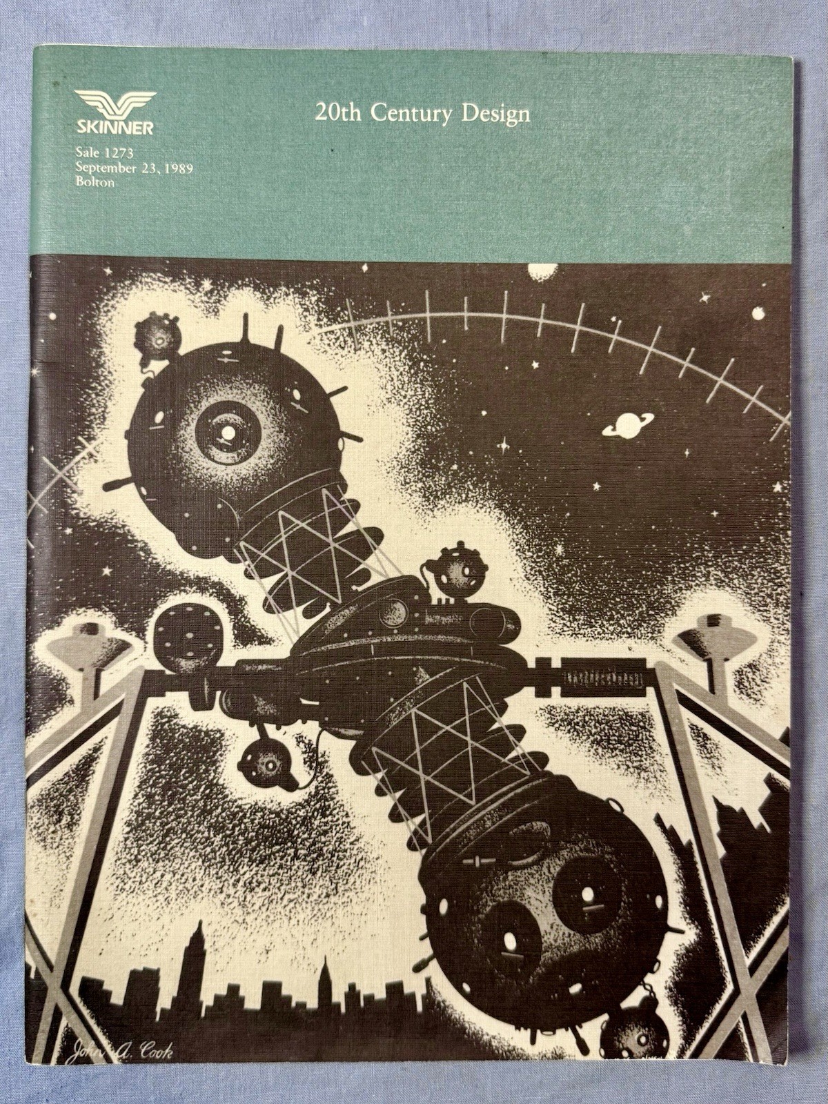 Skinner Sale 1273 / 20th Century Design Auction Catalog Sept.  1989 Boston