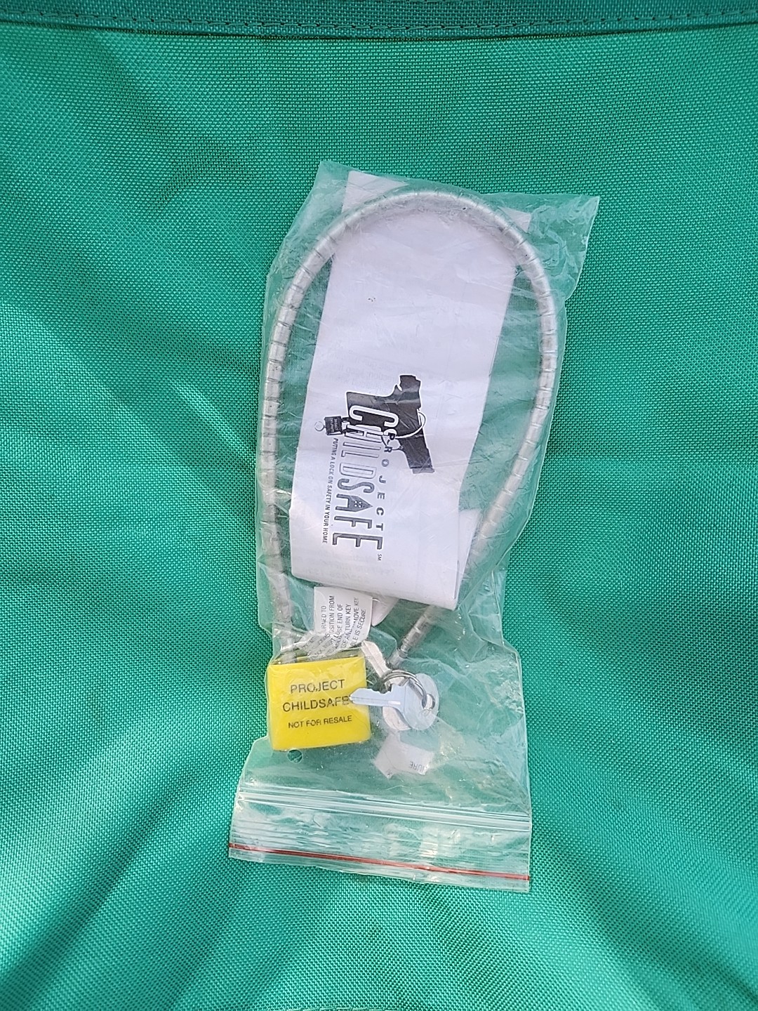 Project Child Safe Cable Gun Lock with 2 Keys