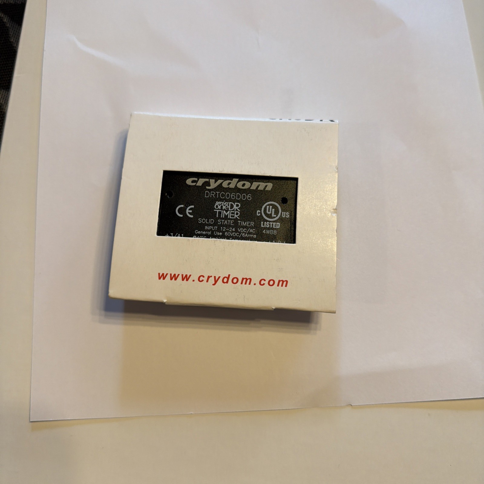Crydom DRTC06D06 6A 48V CC Solid State Timer