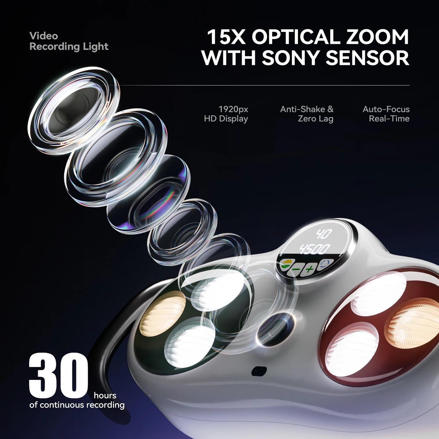 Dental LED Operation Light Oral Sensor Lamp with HD Camera Ceiling-Mounted P183