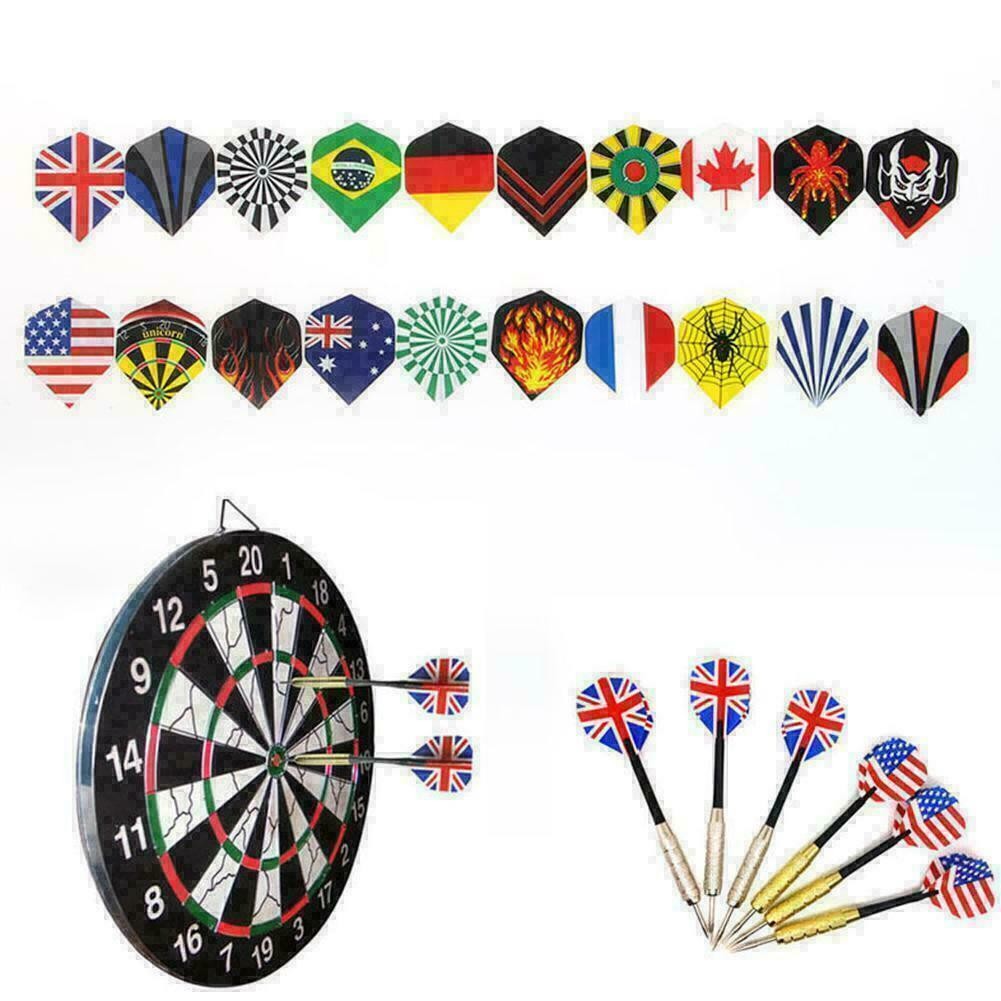 60Pcs 20-Pattern Dart PET Flights Multi-Styles Nice T4D4 Darts Profe Y0M3 Y5O4 F