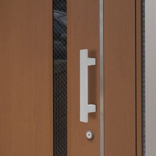 H-Shaped Glass Door Pull Handle, Double-Sided Design, Stainless Steel