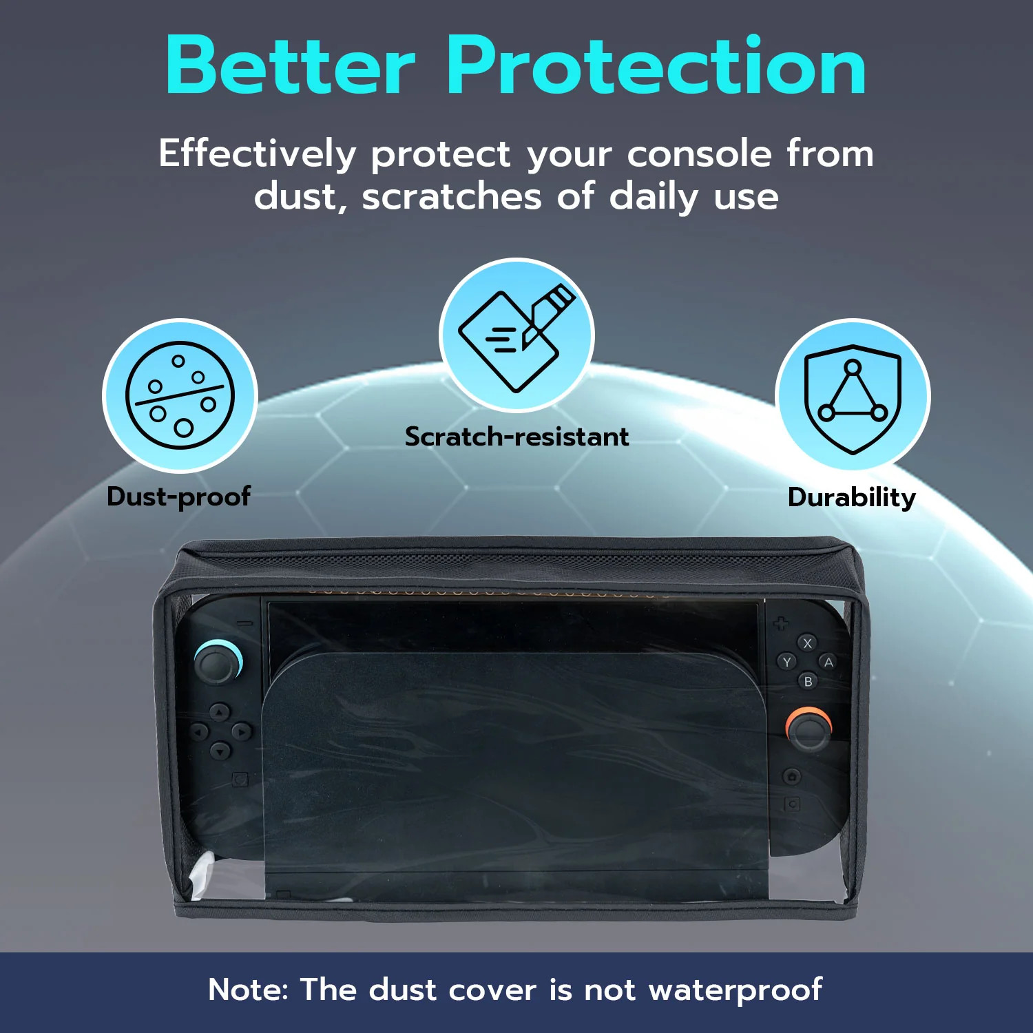 Transparent Protective Dust Cover for Nintendo Switch 2