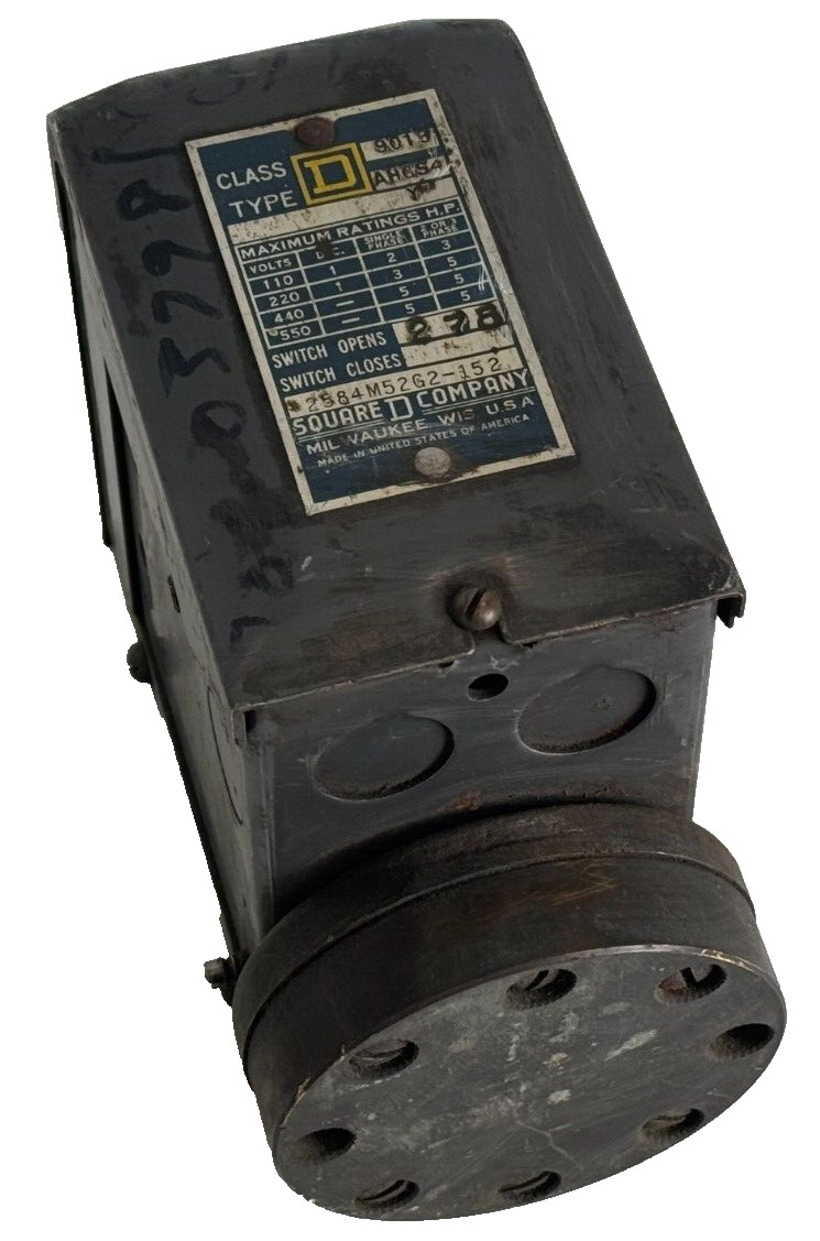 USED Square D 2584M52G2-152 Pressure Switch