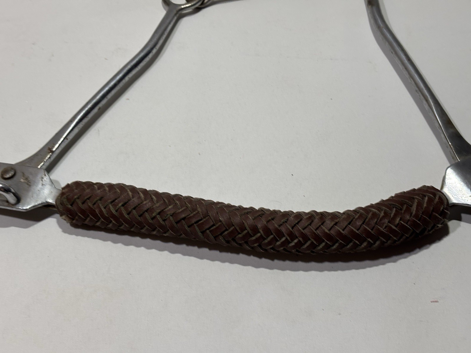 Western Braided Hackamore Bit Horse