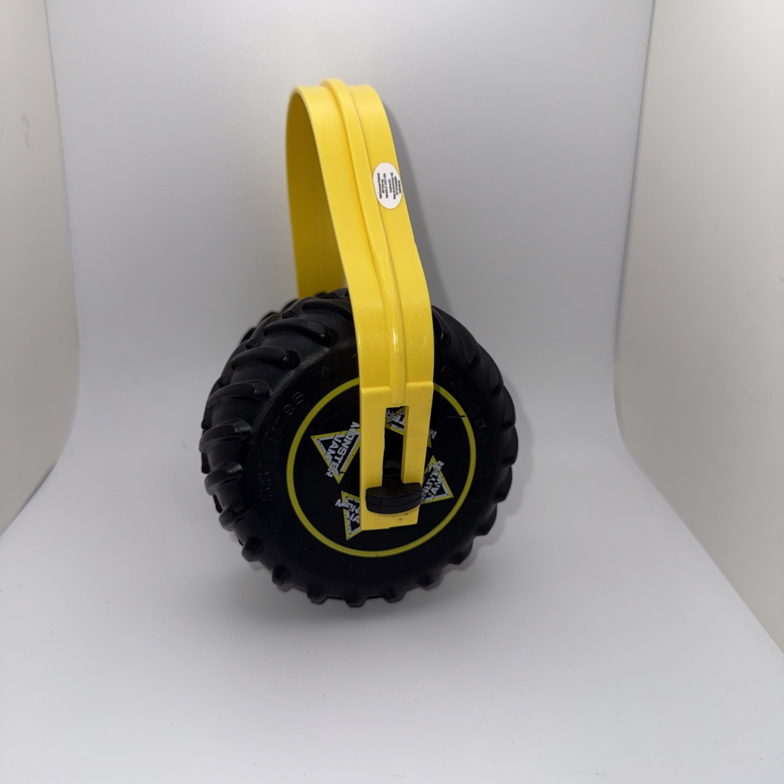 Monster Jam Truck Tire Ear Muffs Headphones Hearing Protection Yellow