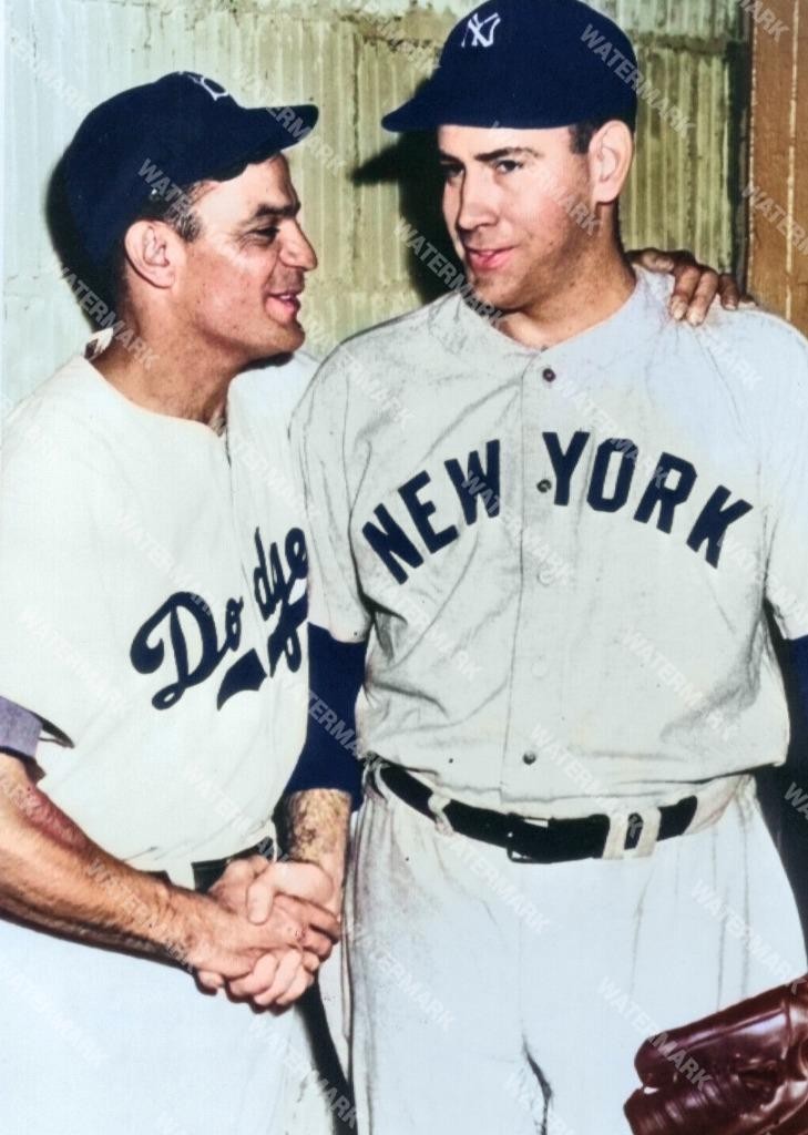 GY41 Cookie Lavagetto Dodgers-Floyd Bevens Yan 8x10 11x14 16x20 Colorized Photo