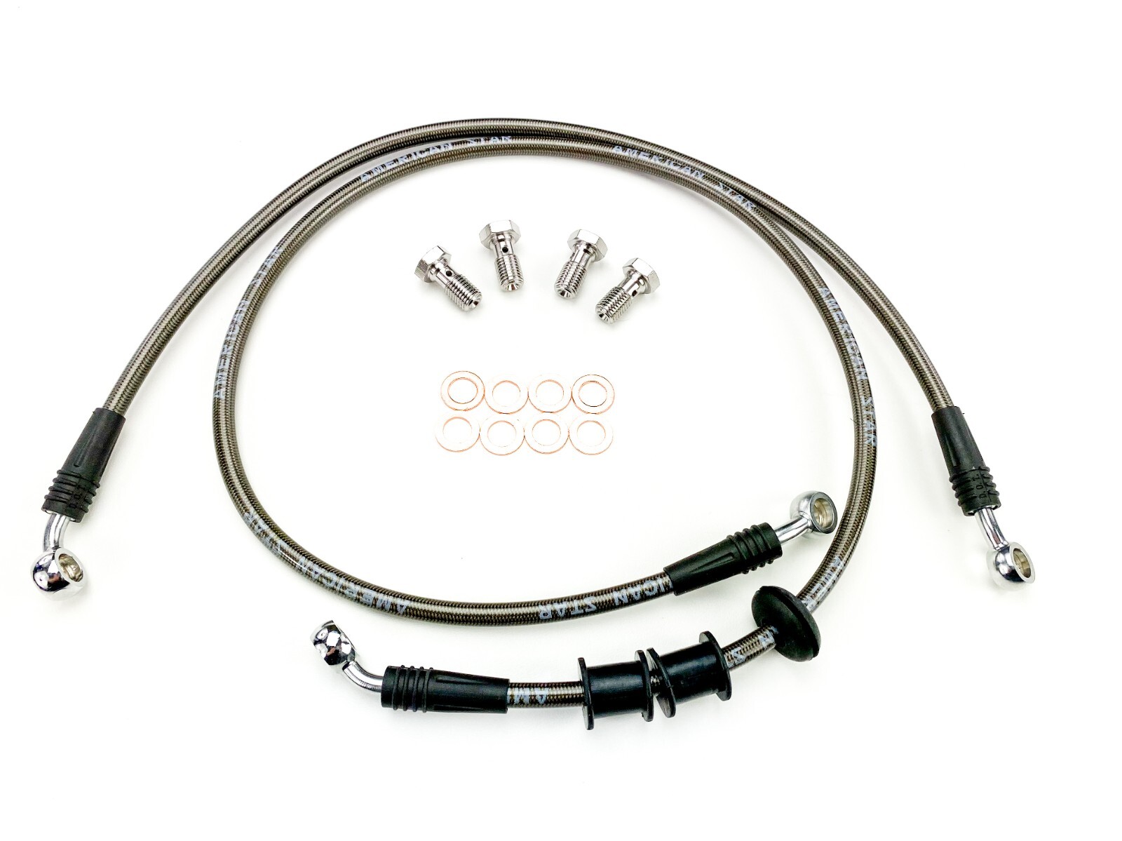 Speedline'z Braided Stainless Steel Brake Lines For Honda Grom 125 2014 to 2026*