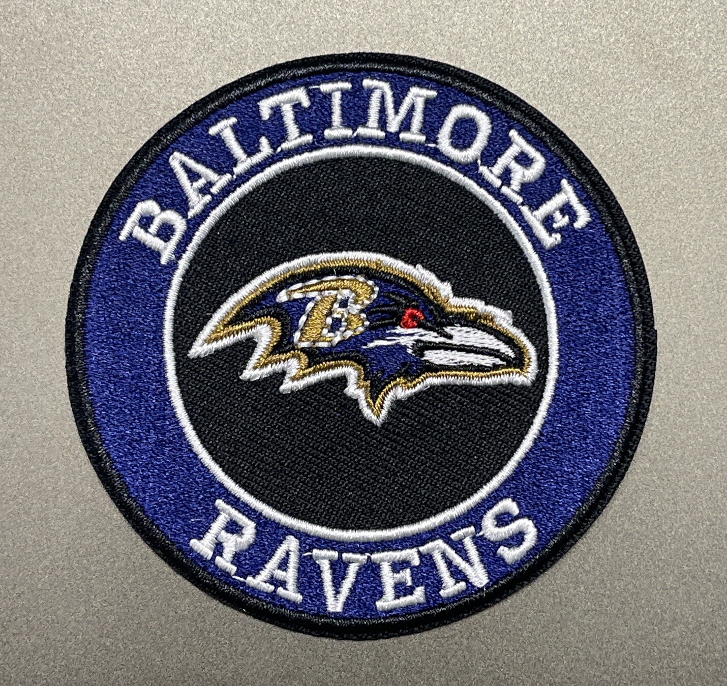 Baltimore Ravens Football Patch Embroidered Iron 3x3 Inch