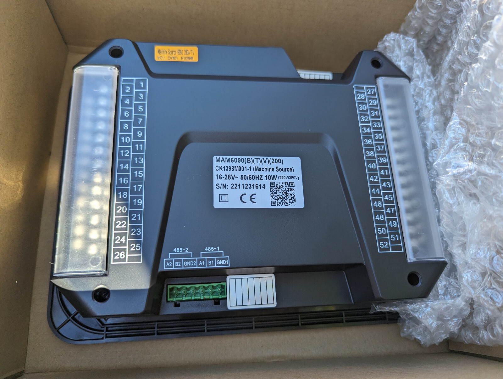 MAM 6090 Controller Panel for Screw Compressors Brand New