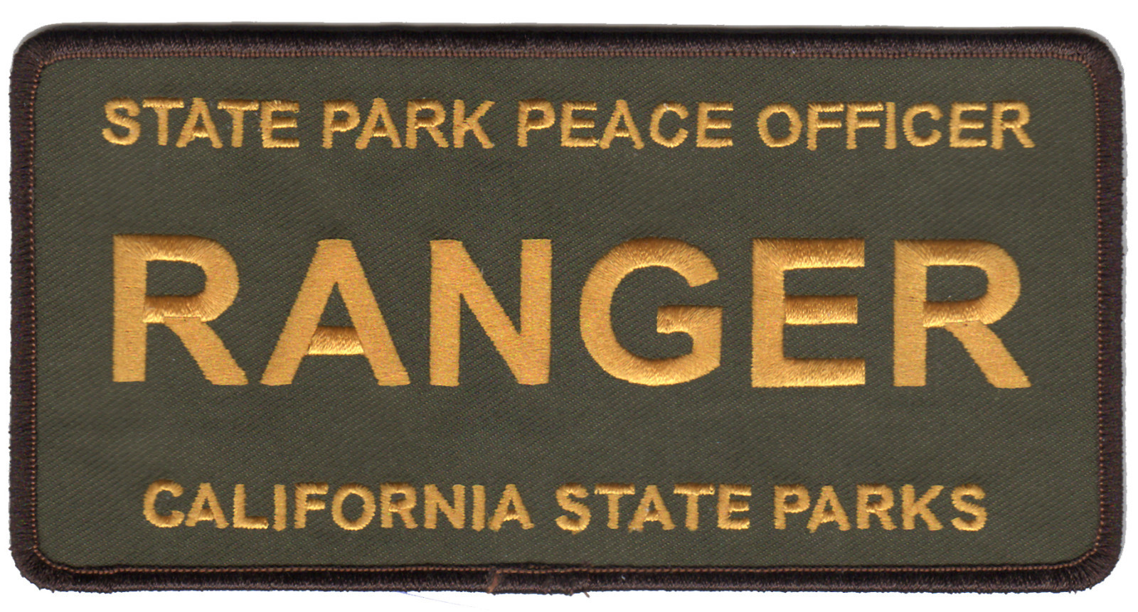 California State Parks - Ranger Tactical Patch - Camo 10.5" x 4.5" PATCH
