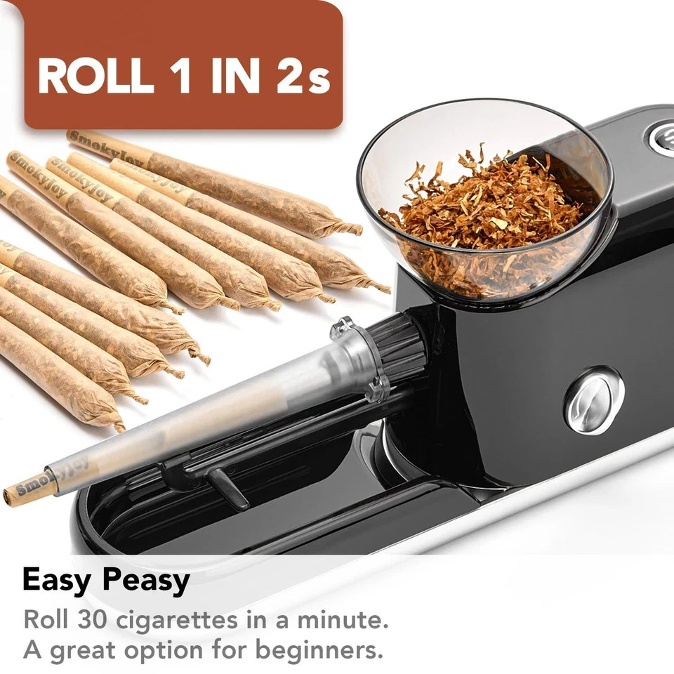 Electric Cigarette Rolling Machine & Automatic Preroll Cone Filler