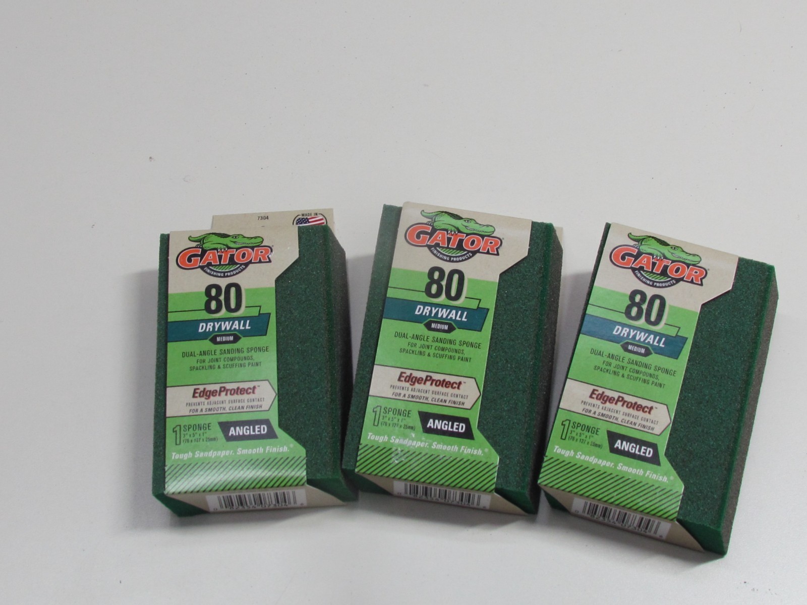 Gator Brand 80 Dual-Angle Drywall Sanding Spong Medium 1058332-7304 Sponges 3