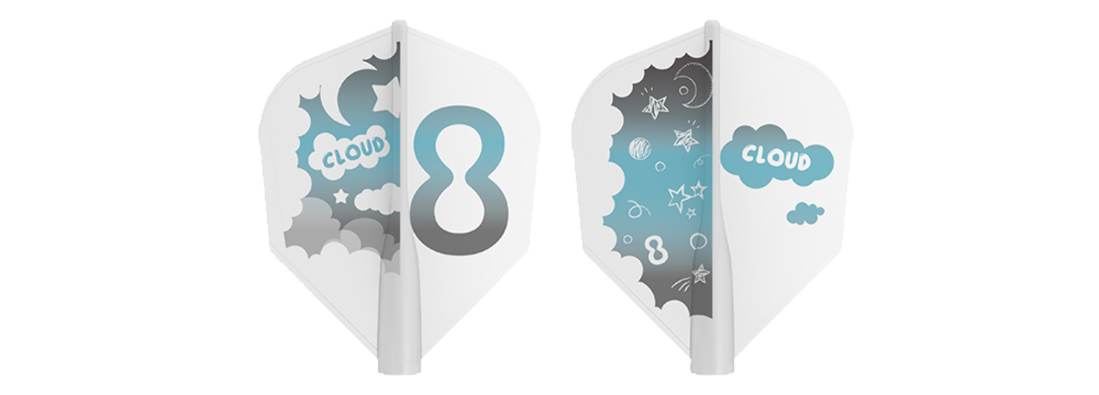 Target 8 Flight No.6 (Small Standard) Hannah Lee - White