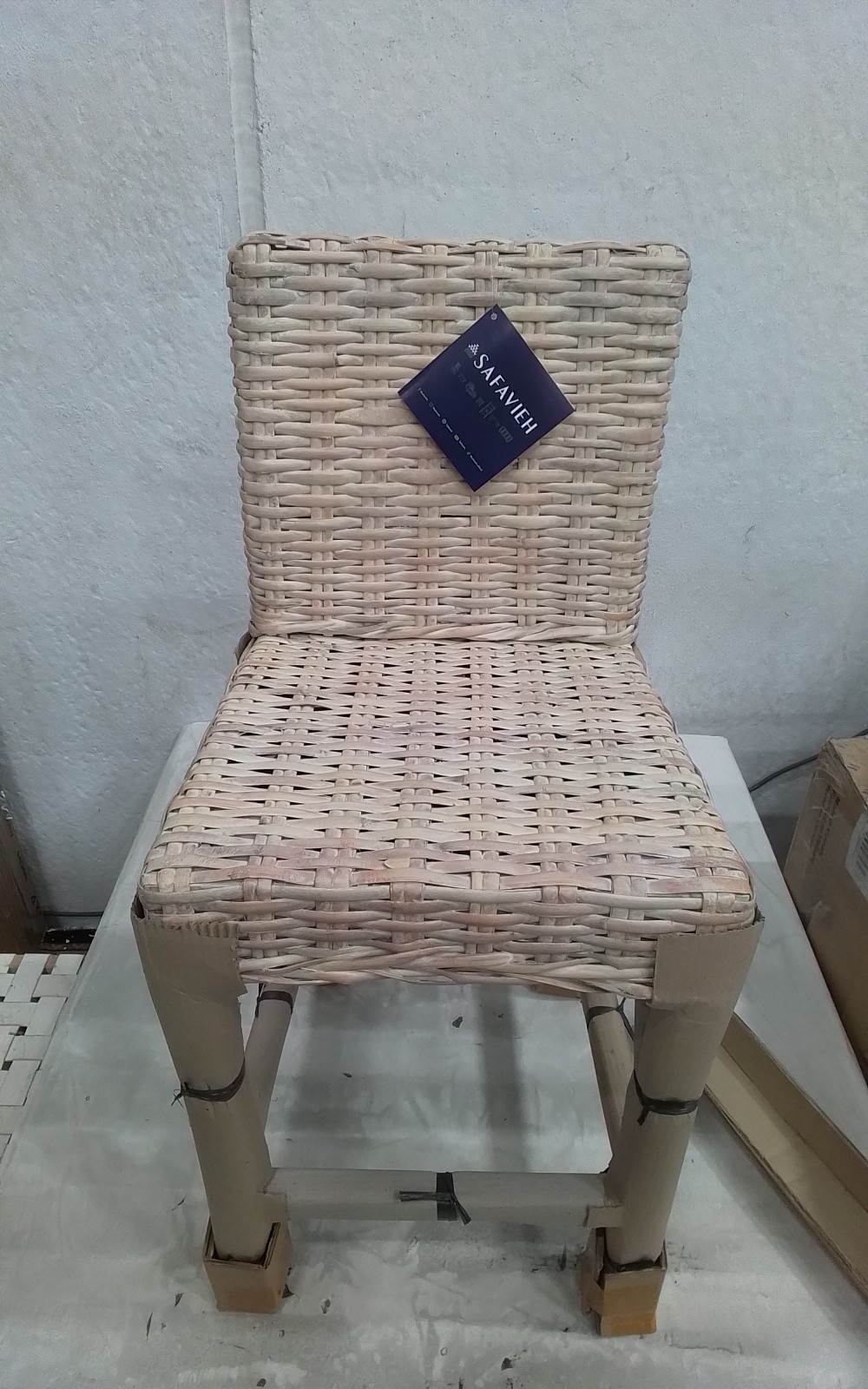 Safavieh TOBIE RATTAN COUNTER STOOL, Reduced Price 2172762259 BST6501D