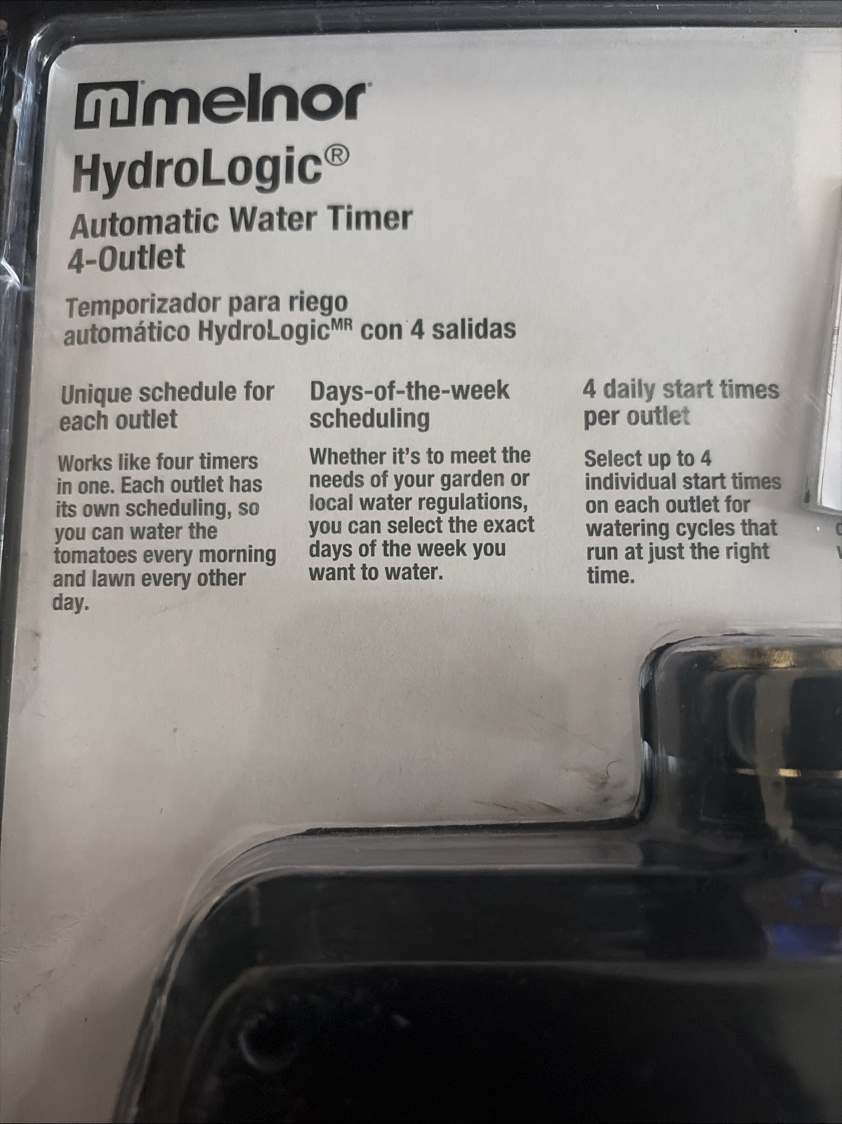 Melnor Hydrologic Automatic 4-Outlet Automatic Water Timer 821145 NEW