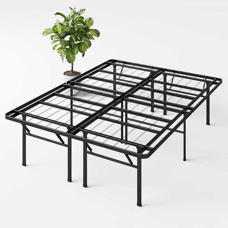 Strong Steel SmartBase Easy Assembly No Box Spring Needed Underbed Storage New